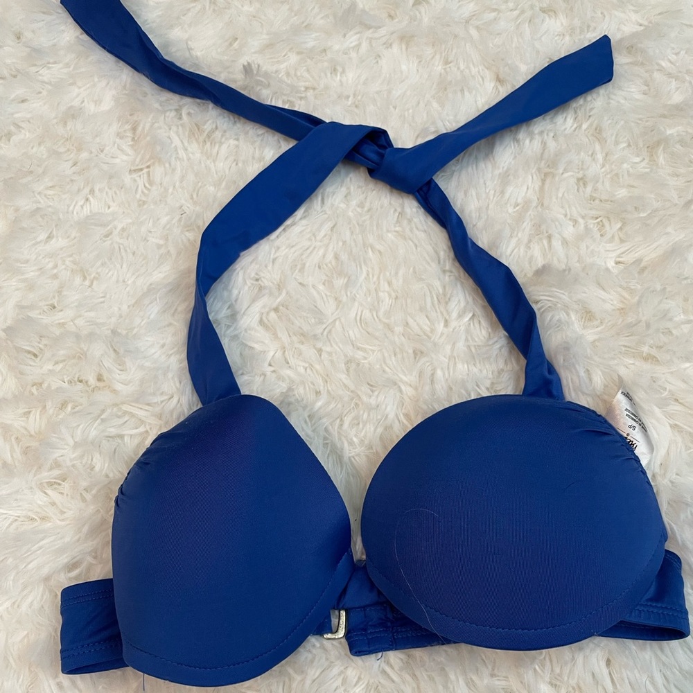 Royal blue bikini top